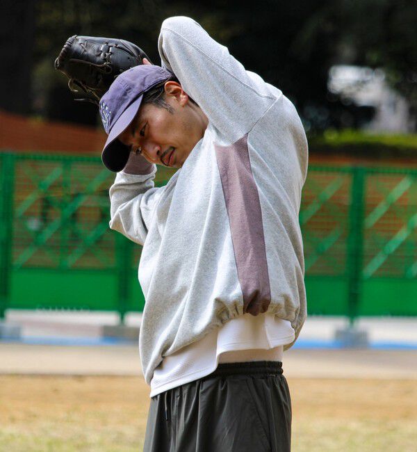 GLOSTER「【一枚でサマになる】ブークレ配色ラインプルオーバー」|Tシャツ・カットソー|