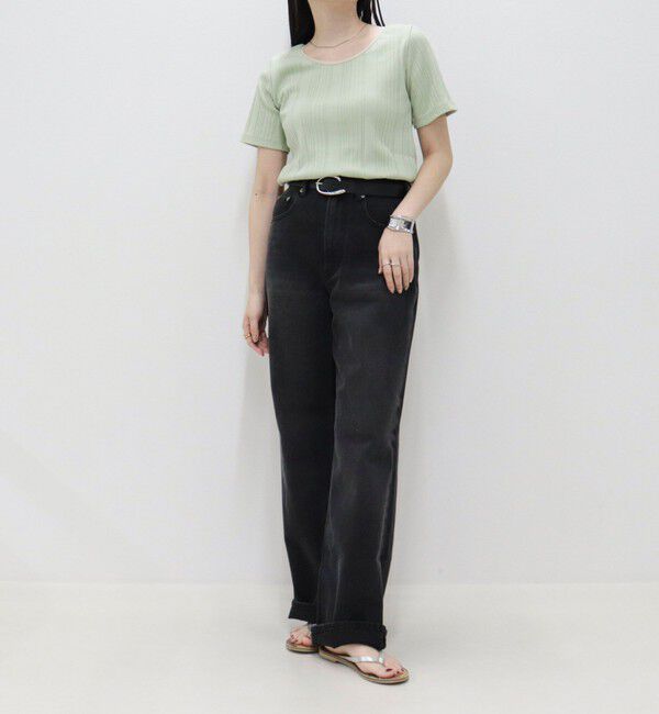 fredy emue「ランダムテレコ5分袖Tシャツ」|Tシャツ・カットソー|