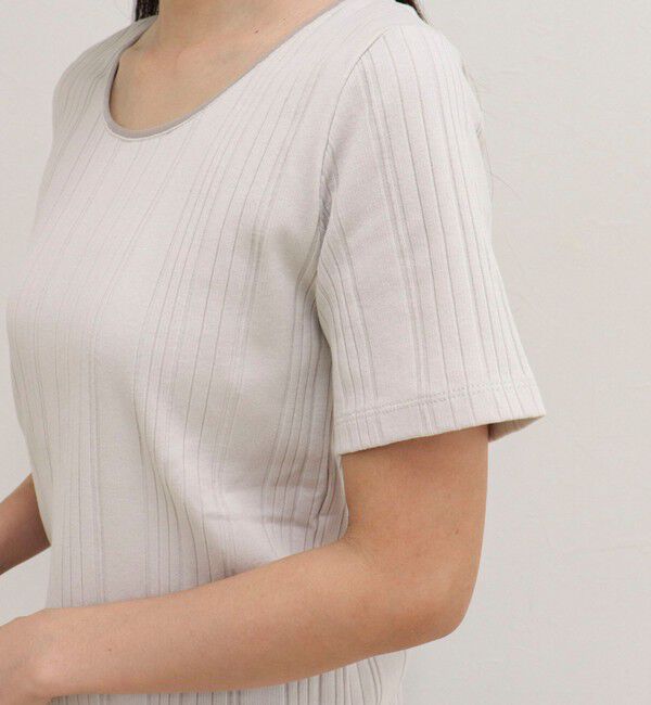 fredy emue「ランダムテレコ5分袖Tシャツ」|Tシャツ・カットソー|