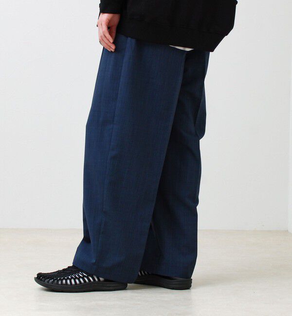 GLOSTER「【セットアップ着用可能】ドライポリワイドパンツ」|チノ|