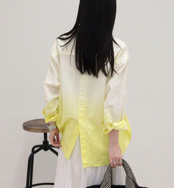 fredy emue「グラデーションリネンシャツ」|シャツ・ブラウス|