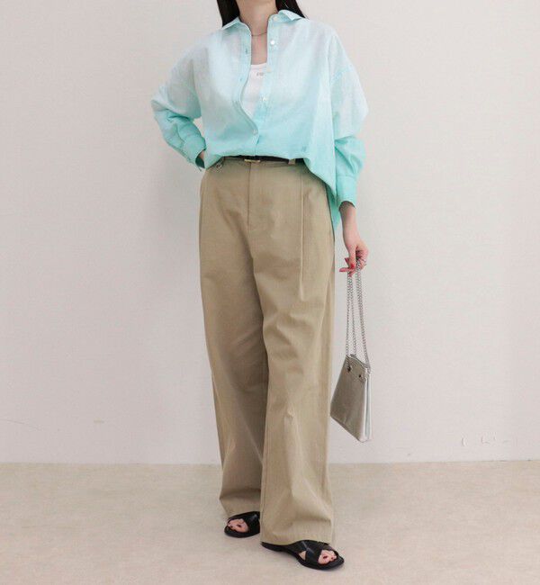 fredy emue「グラデーションリネンシャツ」|シャツ・ブラウス|