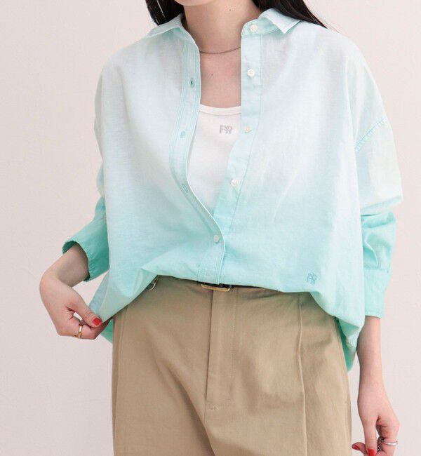 fredy emue「グラデーションリネンシャツ」|シャツ・ブラウス|