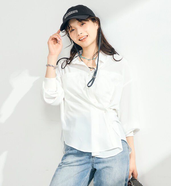 fredy emue「とろみカシュクールシャツ」|シャツ・ブラウス|