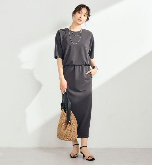 fredy emue「カットジョーゼットインゴムタイトスカート」|スカート|