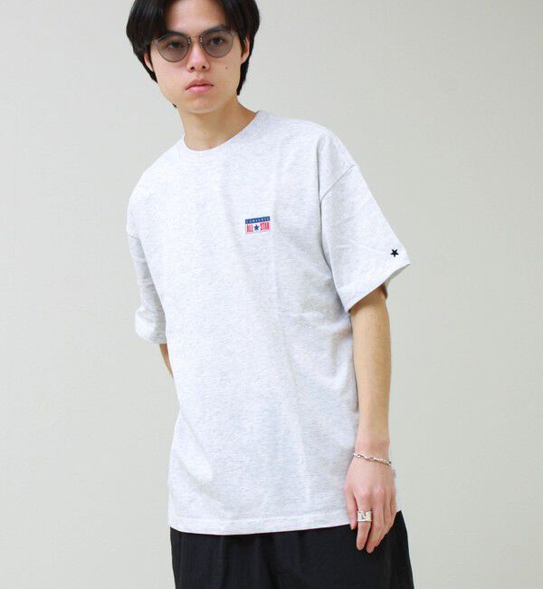 GLOSTER「【CONVERSE】プレートロゴ 半袖Tシャツ」|Tシャツ・カットソー|