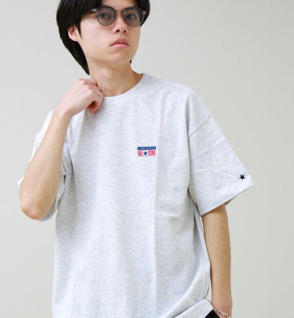 GLOSTER「【CONVERSE】プレートロゴ 半袖Tシャツ」|Tシャツ・カットソー|