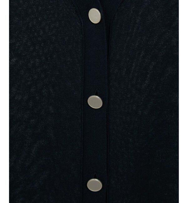 SALON adam et rope'「【WEB限定】ドライタッチメタルボタンニットジレ / ベスト［洗える］」|ベスト・ジレ|