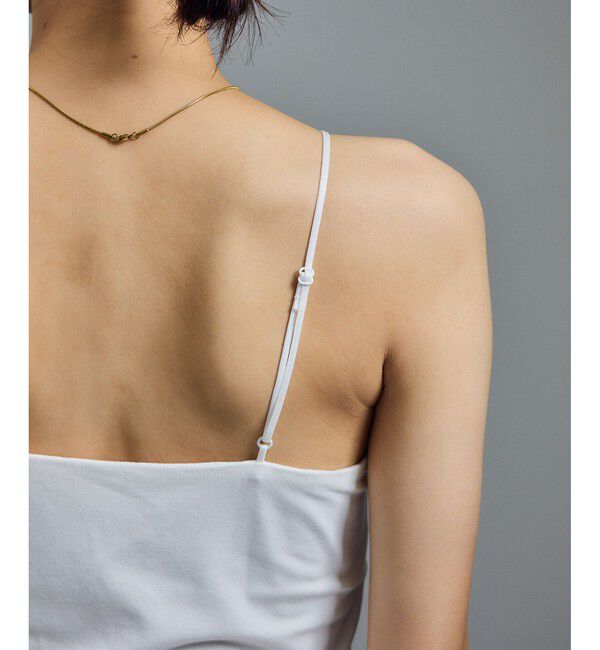 SALON adam et rope'「ベア天カップ付きVネックキャミソール［UVケア・接触冷感］」|キャミソール|