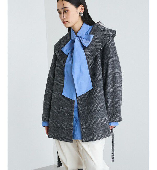 VIS「毛混ショールカラーコート」|その他|