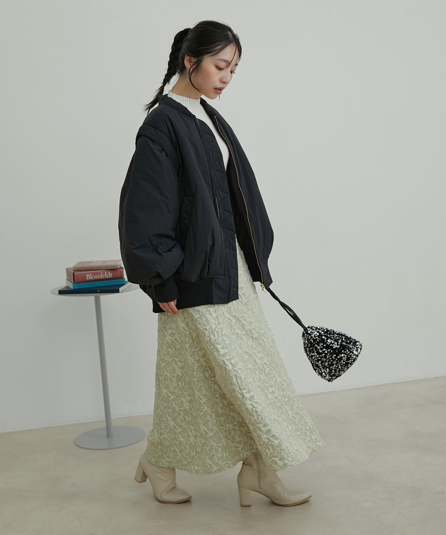 VIS「【2WAY】袖取り外しボリュームブルゾン」|ブルゾン・スタジャン|