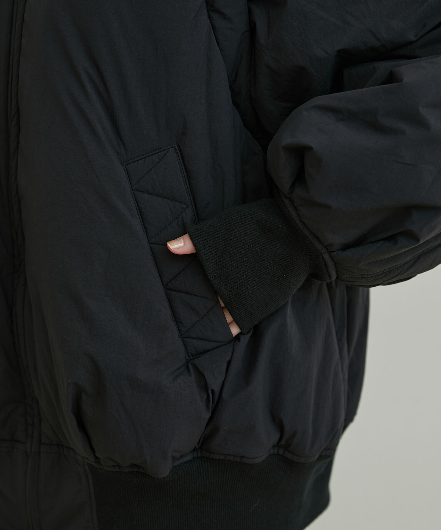 VIS「【2WAY】袖取り外しボリュームブルゾン」|ブルゾン・スタジャン|