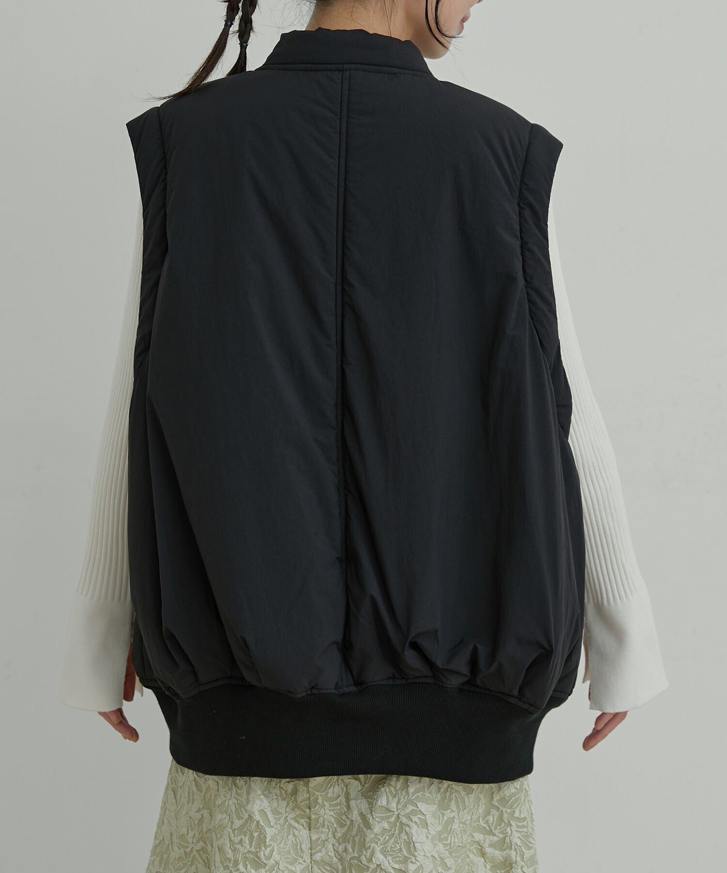 VIS「【2WAY】袖取り外しボリュームブルゾン」|ブルゾン・スタジャン|