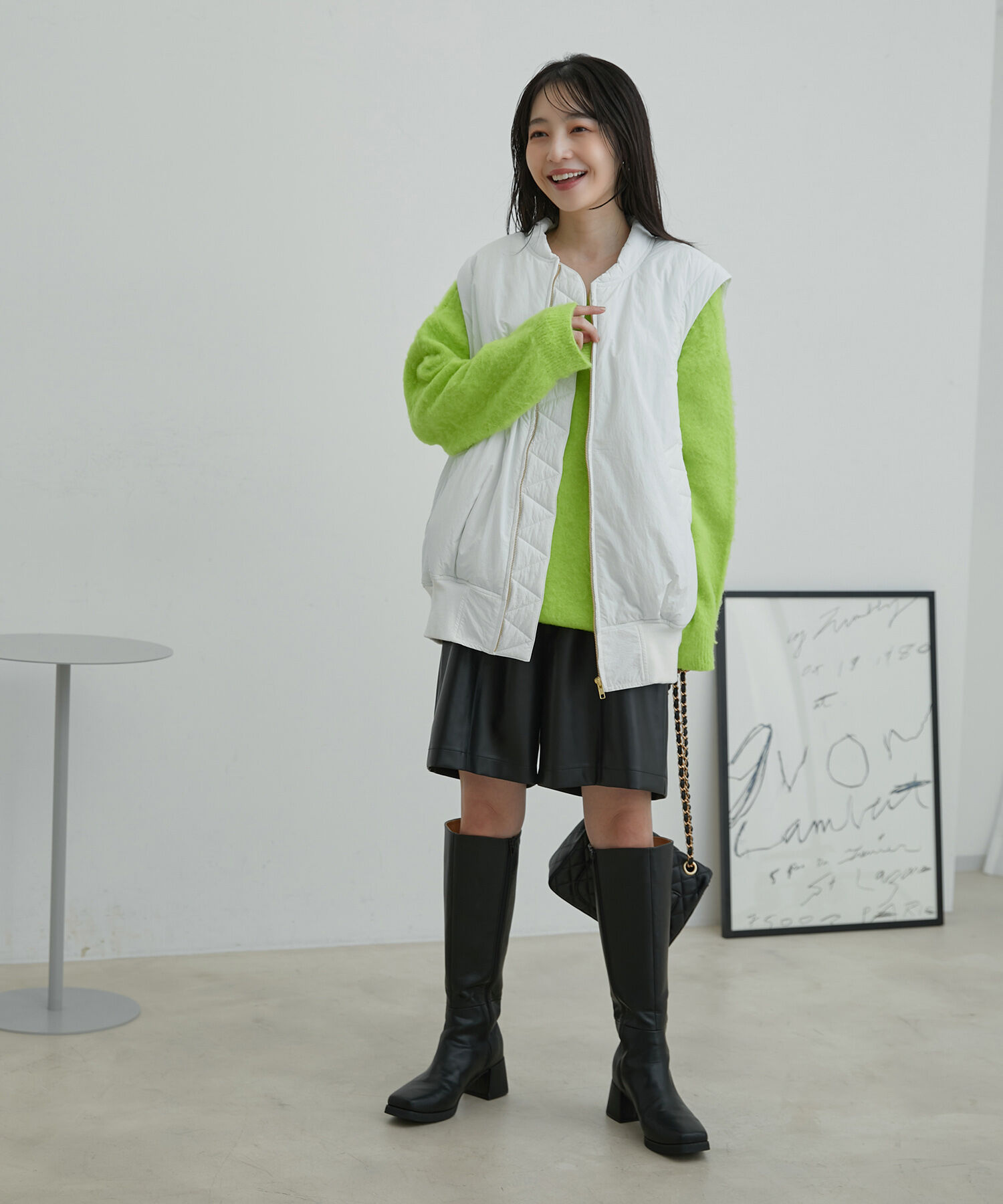 VIS「【2WAY】袖取り外しボリュームブルゾン」|ブルゾン・スタジャン|