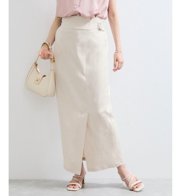 VIS「【WEB限定】【セットアップ対応】サイドベルトタイトスカート」|スカート|キナリ(16)