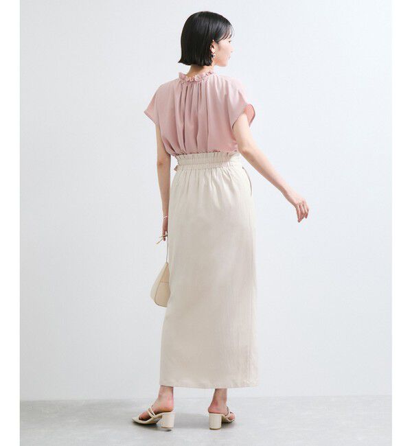 VIS「【WEB限定】【セットアップ対応】サイドベルトタイトスカート」|スカート|