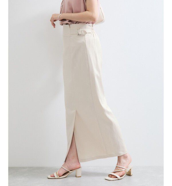 VIS「【WEB限定】【セットアップ対応】サイドベルトタイトスカート」|スカート|