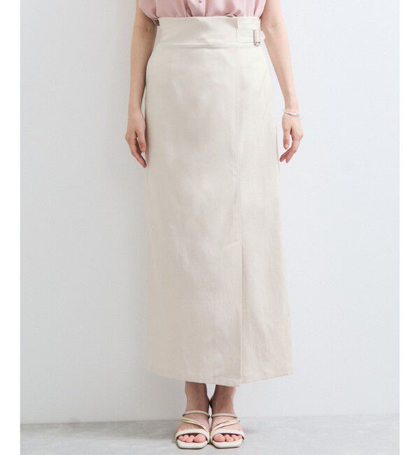 VIS「【WEB限定】【セットアップ対応】サイドベルトタイトスカート」|スカート|