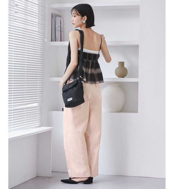 VIS「バレルシルエットコットンパンツ」|チノ|