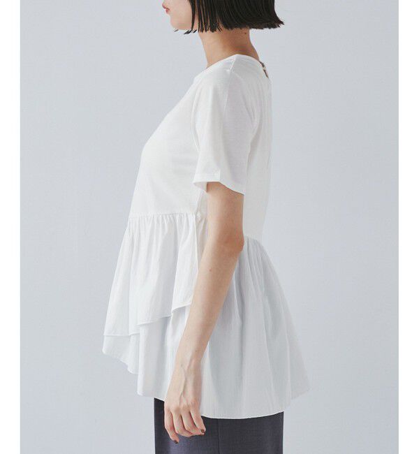 VIS「ペプラムドッキングプルオーバー」|Tシャツ・カットソー|