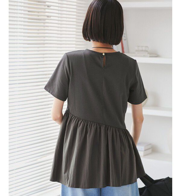 VIS「ペプラムドッキングプルオーバー」|Tシャツ・カットソー|