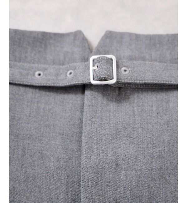 VIS「Hot Beautyベルテッドスリムストレートパンツ/イージーケア」|チノ|