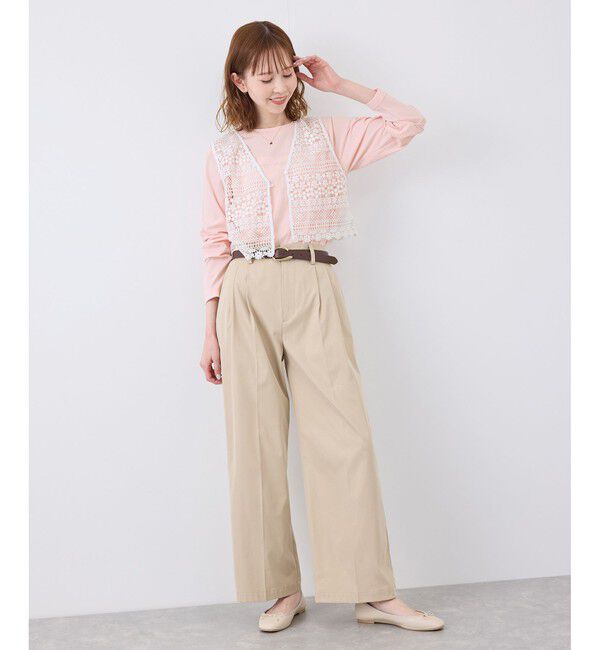 Rope&rsquo;Picnic「RENU/アソートロゴロングTシャツ」|Tシャツ・カットソー|