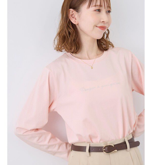 Rope&rsquo;Picnic「RENU/アソートロゴロングTシャツ」|Tシャツ・カットソー|