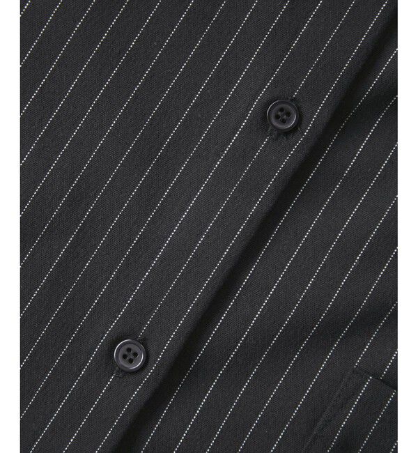 Rope&rsquo;Picnic「バンドカラーラウンドヘムストライプシャツ/セットアップ対応」|シャツ・ブラウス|