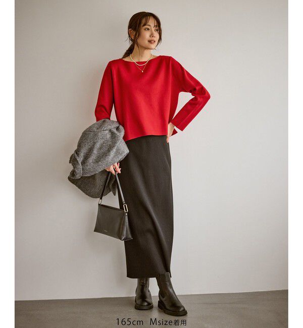 Rope&rsquo;Picnic「【洗濯機OK】ミラノリブニットプルオーバー」|ニット・セーター|