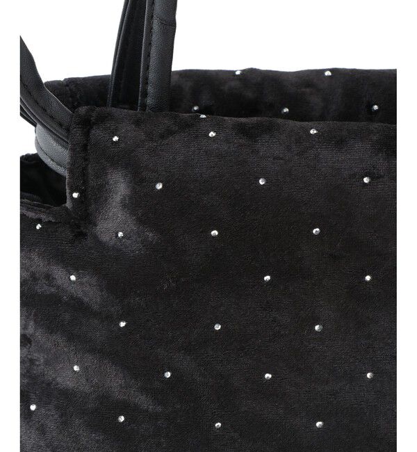 ROPE PICNIC PASSAGE「2WAYハンドル シャイニーベロアパースバッグ」|ハンドバッグ|