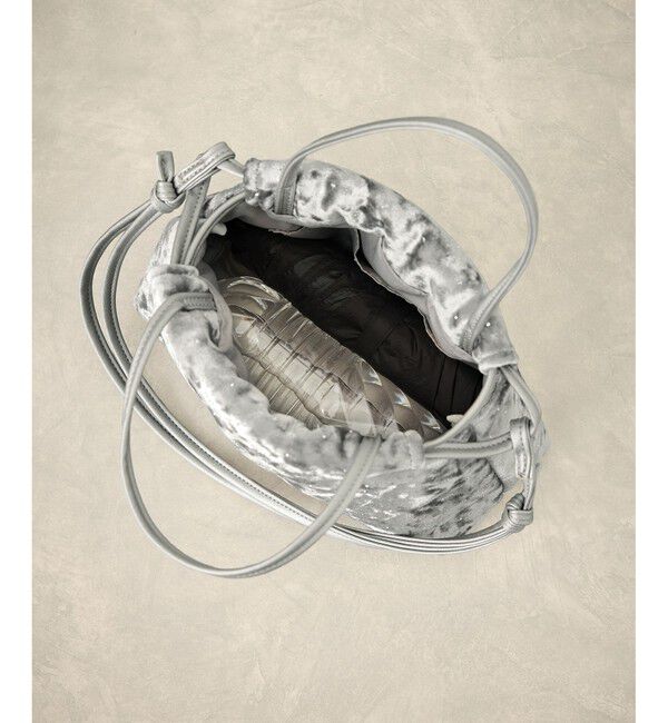 ROPE PICNIC PASSAGE「2WAYハンドル シャイニーベロアパースバッグ」|ハンドバッグ|