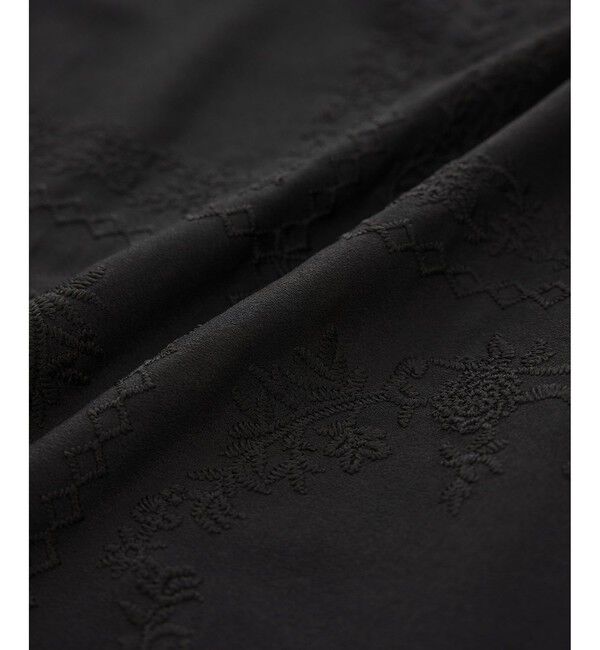 Rope&rsquo;Picnic「スクエア刺繍イージーワイドパンツ」|チノ|