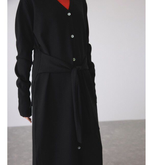 ADAM ET ROPE'「【サステナブル】ウエストノットニットワンピース」|ワンピース|