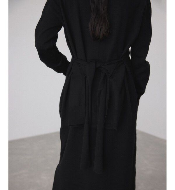 ADAM ET ROPE'「【サステナブル】ウエストノットニットワンピース」|ワンピース|