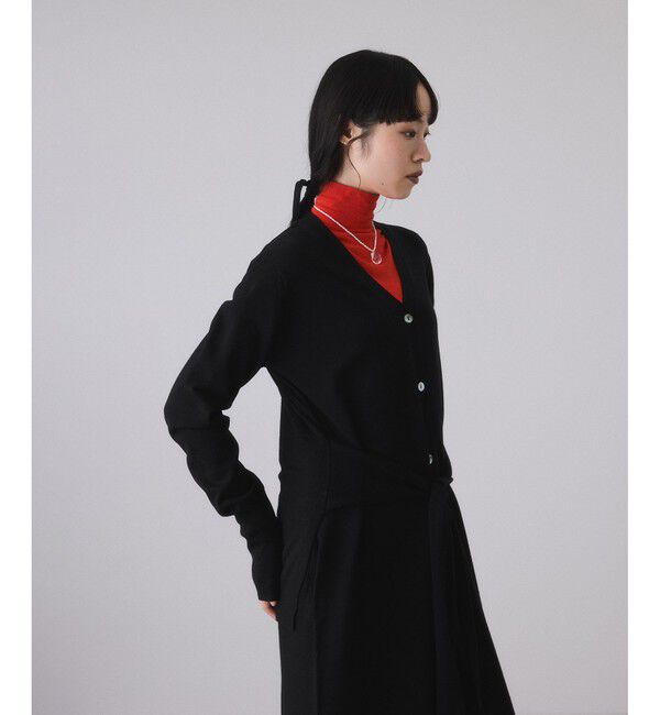 ADAM ET ROPE'「【サステナブル】ウエストノットニットワンピース」|ワンピース|