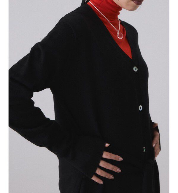 ADAM ET ROPE'「【サステナブル】ウエストノットニットワンピース」|ワンピース|