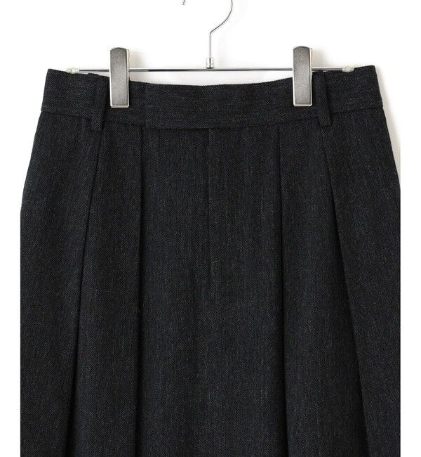 ADAM ET ROPE'「【EMOELLE】ウールコットン2タックスカート」|スカート|