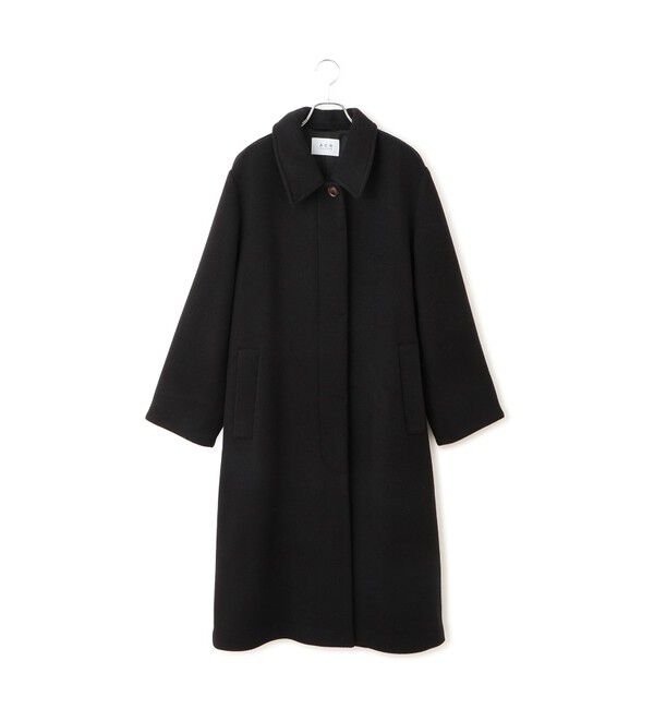 ADAM ET ROPE'「【WEB限定】ベルテッドオーバーサイズロングコート」|ステンカラーコート|