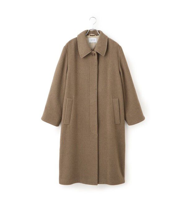 ADAM ET ROPE'「【WEB限定】ベルテッドオーバーサイズロングコート」|ステンカラーコート|