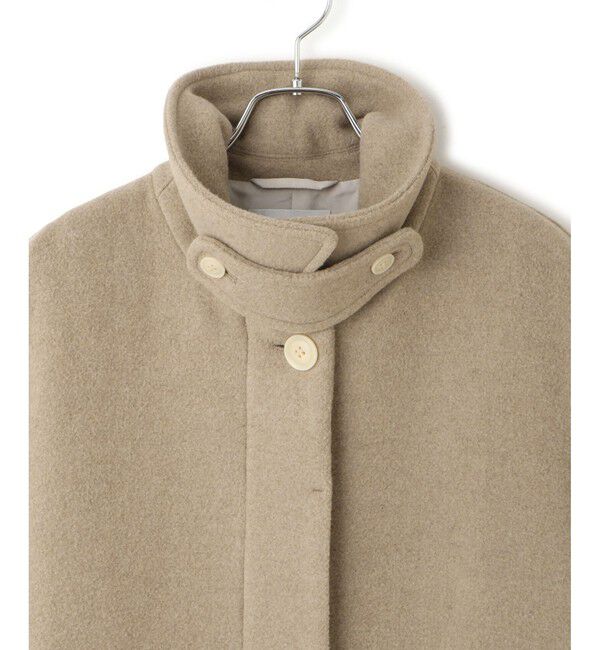 ADAM ET ROPE'「【WEB限定】ベルテッドオーバーサイズロングコート」|ステンカラーコート|