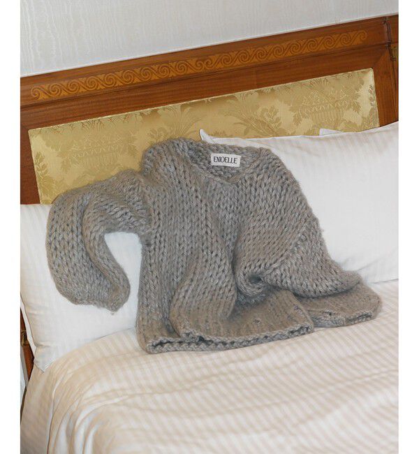 ADAM ET ROPE'「【EMOELLE】ローゲージニットプルオーバー」|ニット・セーター|