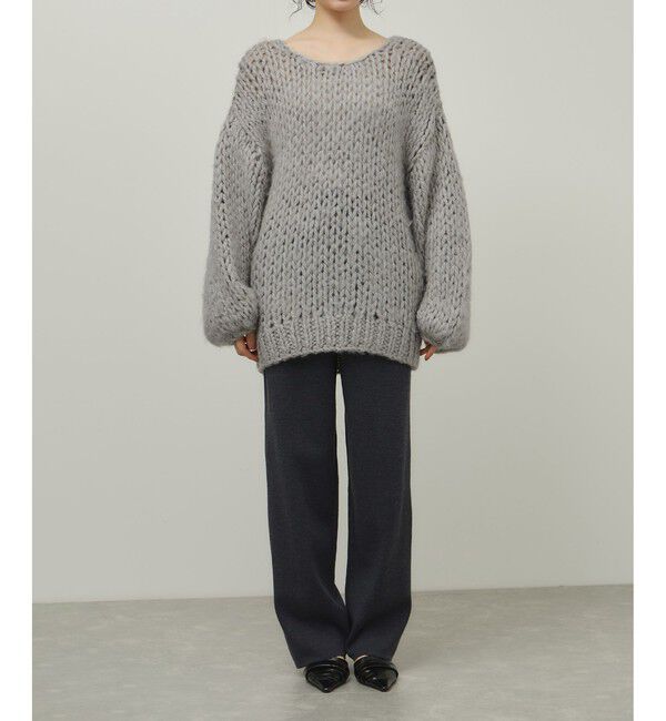 ADAM ET ROPE'「【EMOELLE】ローゲージニットプルオーバー」|ニット・セーター|