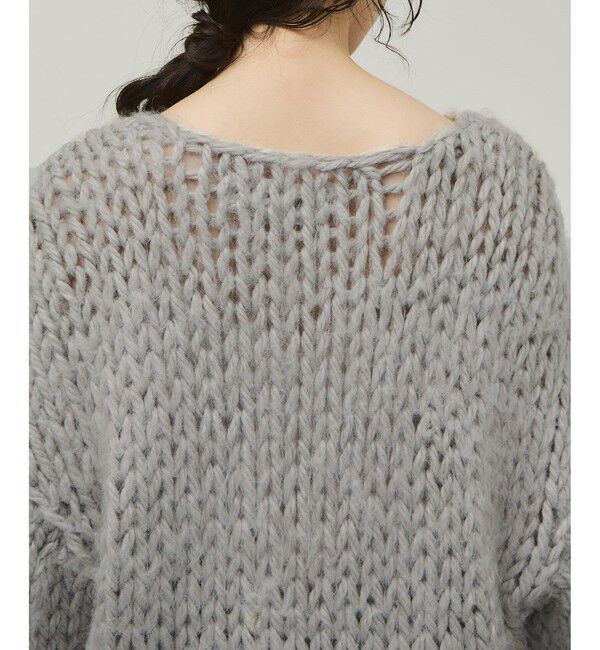 ADAM ET ROPE'「【EMOELLE】ローゲージニットプルオーバー」|ニット・セーター|