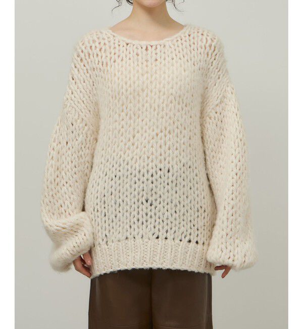 ADAM ET ROPE'「【EMOELLE】ローゲージニットプルオーバー」|ニット・セーター|