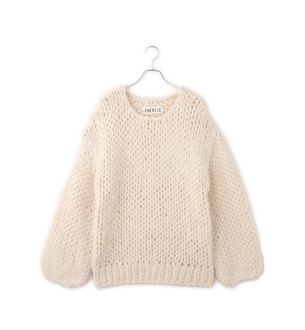 ADAM ET ROPE'「【EMOELLE】ローゲージニットプルオーバー」|ニット・セーター|