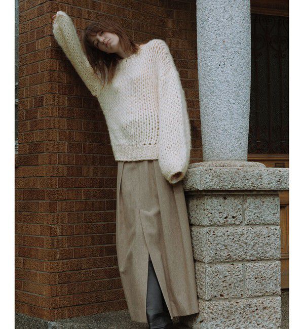 ADAM ET ROPE'「【EMOELLE】ローゲージニットプルオーバー」|ニット・セーター|