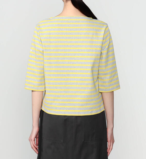 ORCIVAL「ORCIVAL | コットンロード ショートスリーブ ボートネックバスクシャツ WOMEN」|Tシャツ・カットソー|