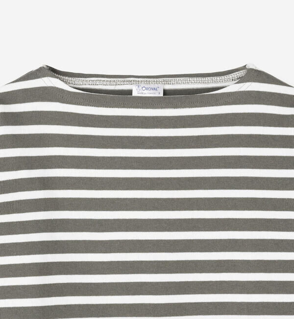 ORCIVAL「ORCIVAL | コットンロード ボートネック クロップドバスクTシャツ WOMEN」|Tシャツ・カットソー|