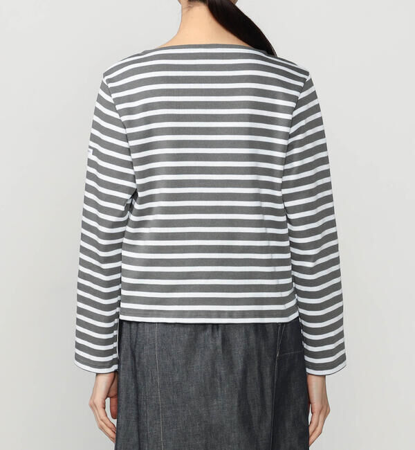 ORCIVAL「ORCIVAL | コットンロード ボートネック クロップドバスクTシャツ WOMEN」|Tシャツ・カットソー|